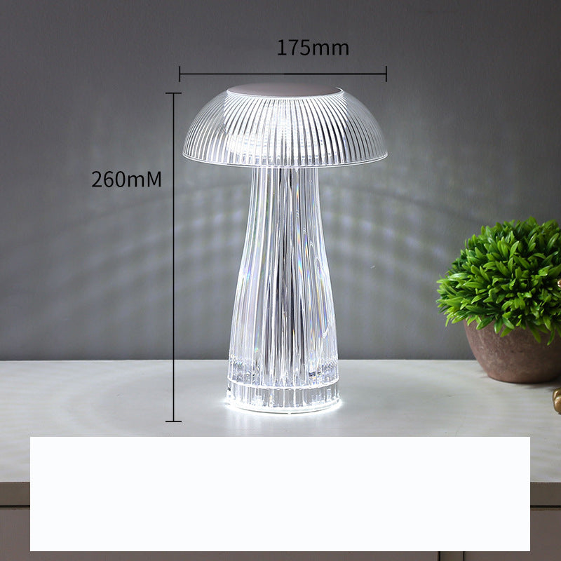 Creative Crystal Lamp Jellyfish Table Lamp Light Luxury Touch Decoration Home Decor Creative Crystal Lamp Jellyfish Table Lamp Light Luxury Touch Decoration Home Decor